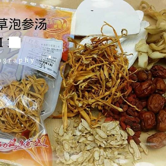 虫草花旗参汤 Cordyceps American Ginseng Soup 00943