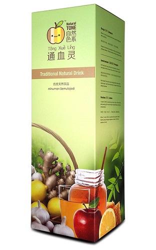 通血灵 姜蓉柠檬汁 Tong Xue Ling Ginger Garlic Lemon Juice Jus Halia Lemon Bawang Putih 750ml